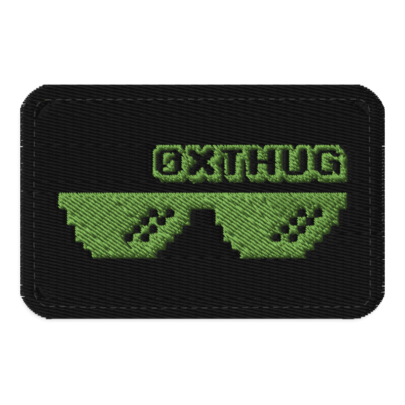 0xthug logo Patch